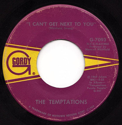 Compacto - The Temptations - I Can't Get Next To You (7", Ame) VG