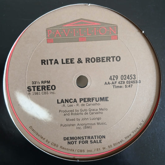 Disco de Vinil: Rita Lee & Roberto - Lança Perfume 12", Promo