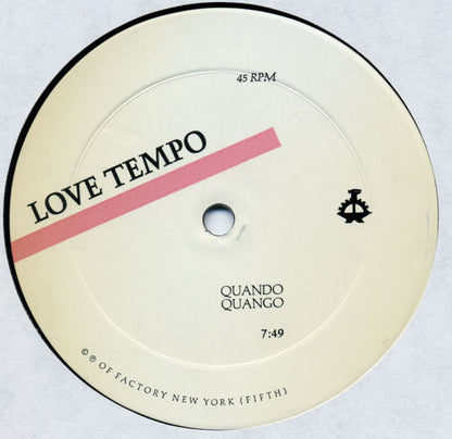Disco de Vinil - Quando Quango - Love Tempo (12") VG+