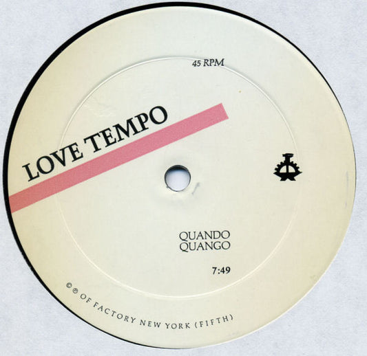 Disco de Vinil - Quando Quango - Love Tempo (12") VG+